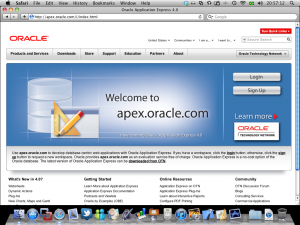 Oracle Application Express