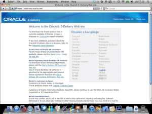 Oracle E-Delivery